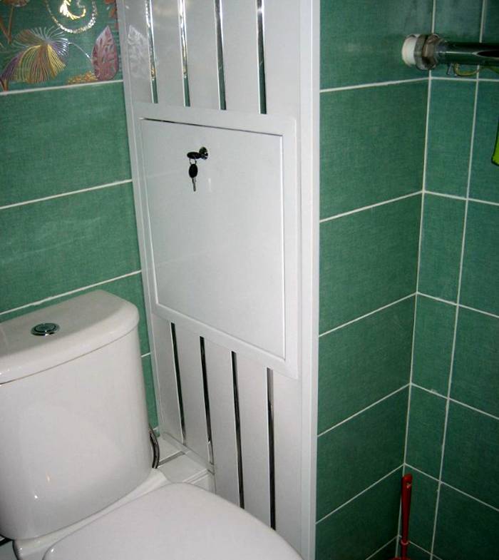 Секреты монтажа труб в ванной без заделки в стену: 50 фото и 2 видео
