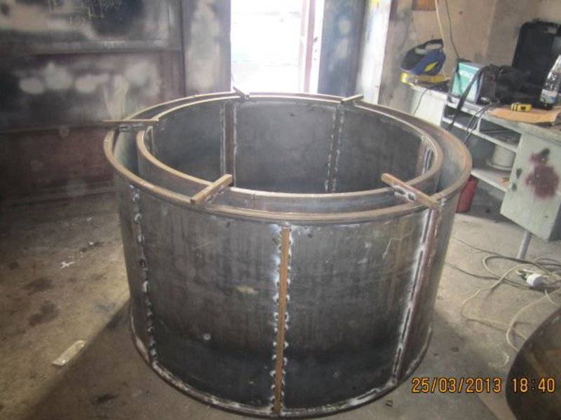 Пошаговая инструкция по изготовлению бассейна из бетонного кольца