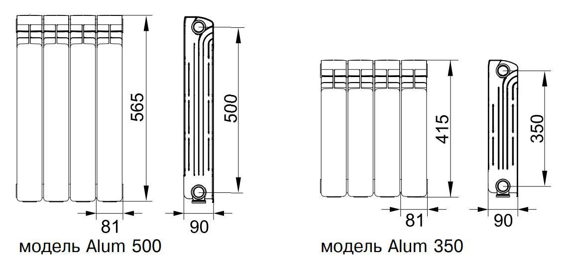 Алюминиевые радиаторы отопления: виды и монтаж | инженер подскажет как сделать