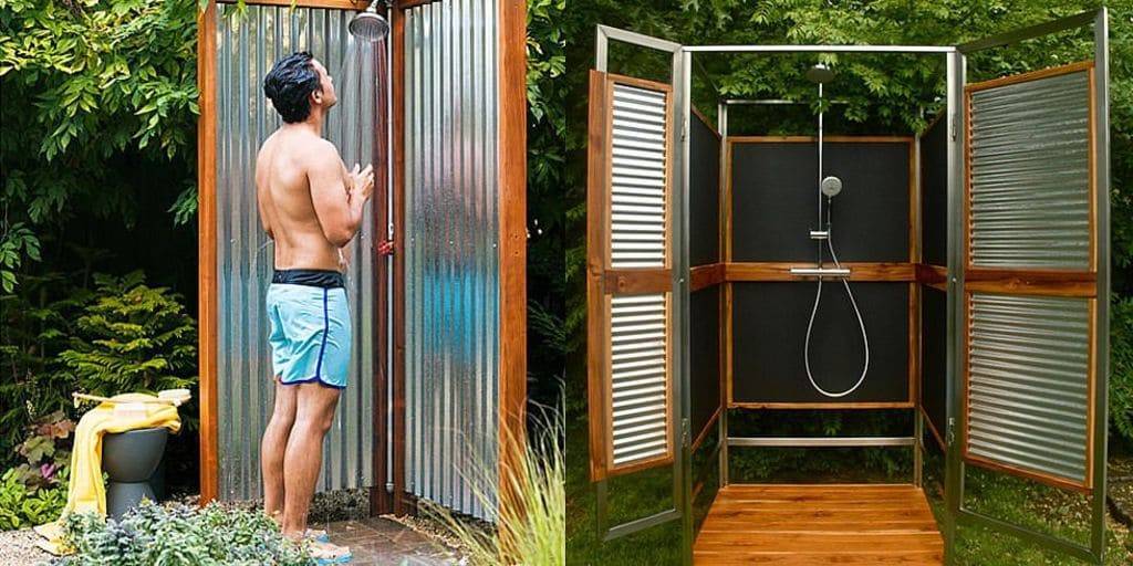 Как сделать летний душ для дачи своими руками — инструкция с фото