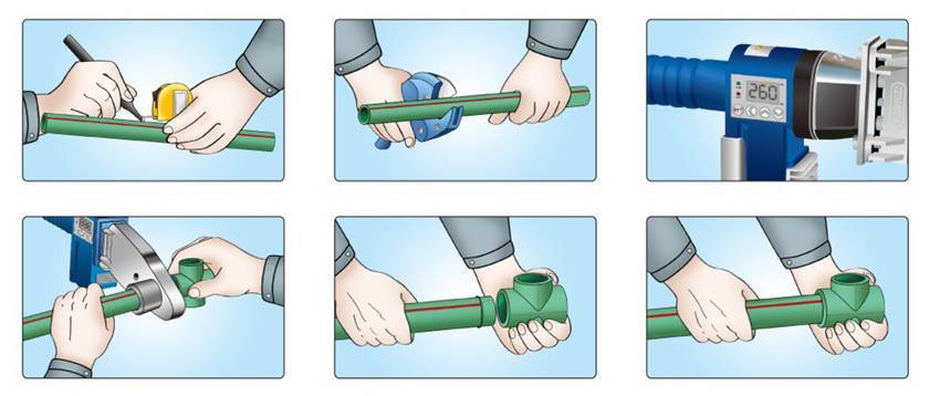 Пайка труб из полипропилена - несколько простых советов для выполнения своими руками