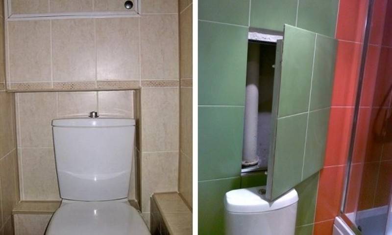 Как и чем закрыть трубы в туалете – маскируем канализационные трубы
