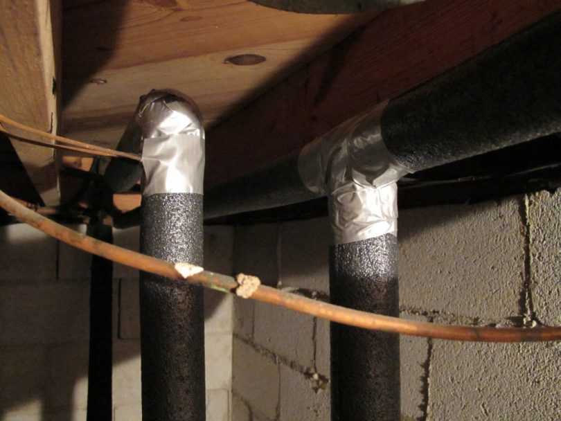 Утепление водопровода в частном доме своими руками - выбор материала и способа утепления