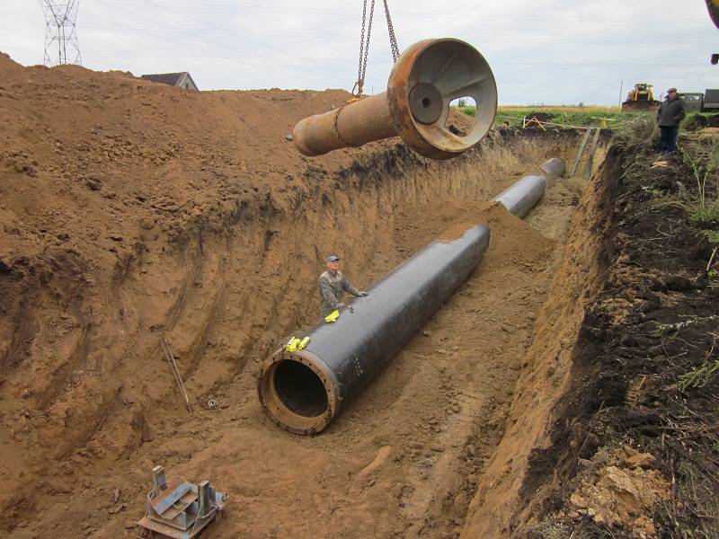 Прокладка трубопроводов: способы и схемы укладки труб водоснабжения, бесканальная прокладка труб
