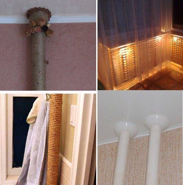 Как лучше скрыть трубы в ванной без каркаса: инструкция +видео