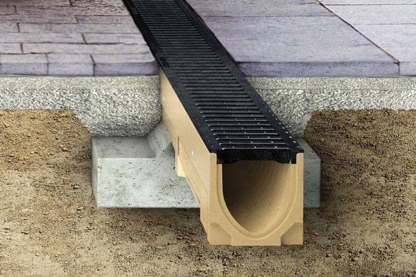 Лотки для ливневой канализации: бетонные и дождевые
