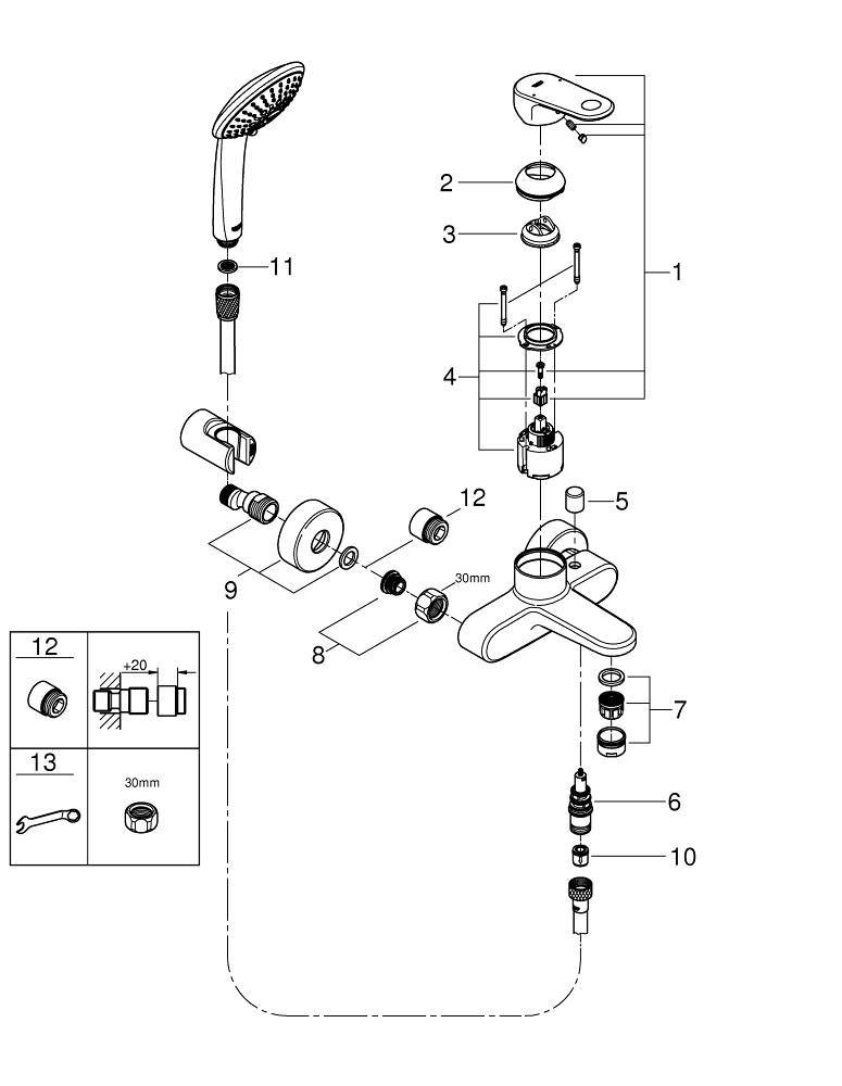 Устройство смесителя для ванной. виды, конструкции и ремонт смесителей