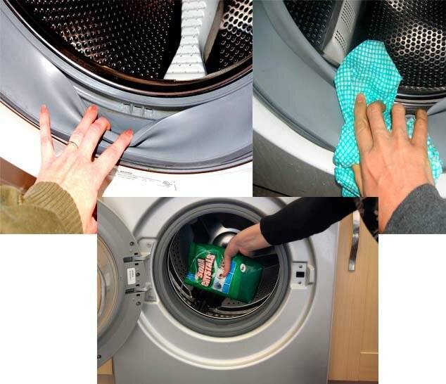 Как убрать затхлый запах из стиральной машины