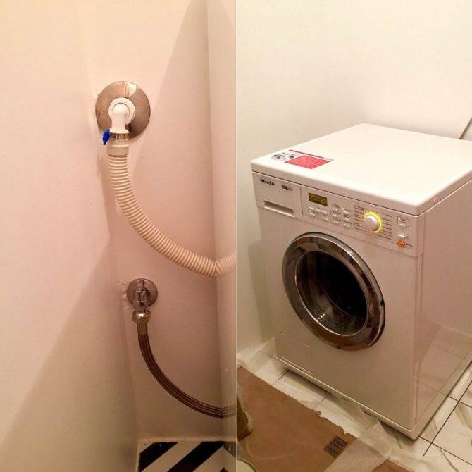 Установка стиральной машины в квартире