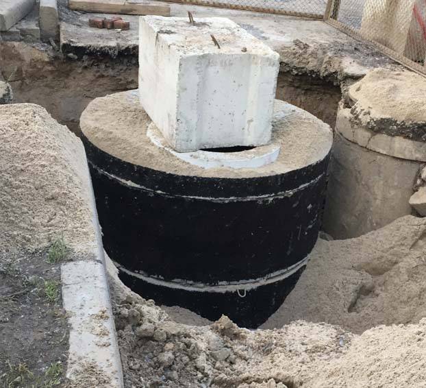 Гидроизоляция бетонных колец колодца