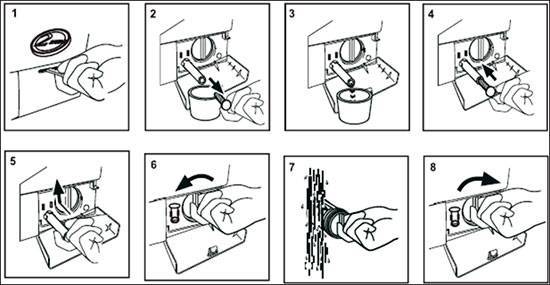 Советы и рекомендации, как почистить сливной фильтр в стиральной машине бош