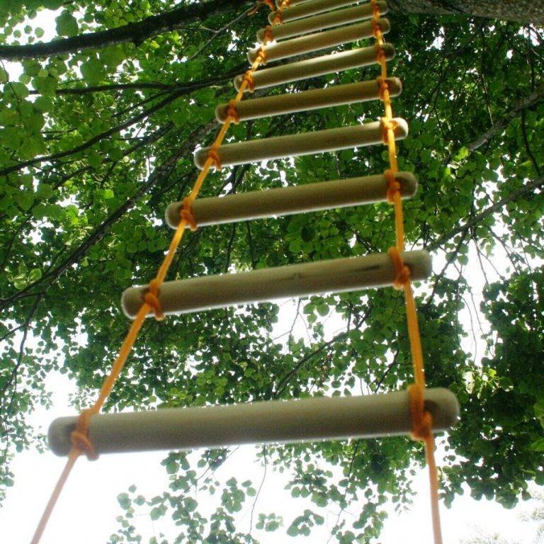 Веревочная лестница своими руками
